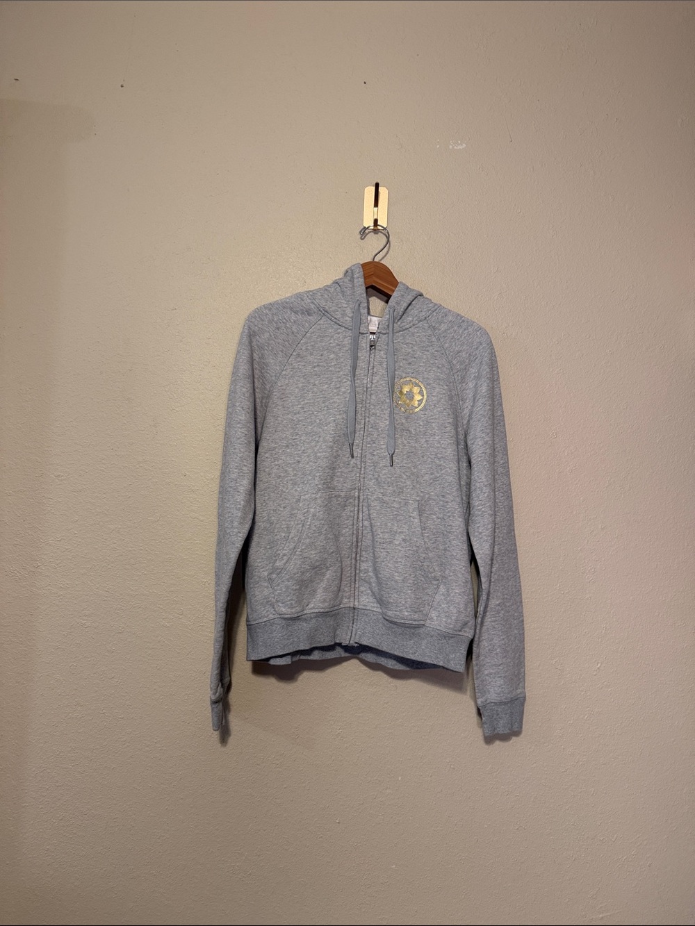 Spiritual Gangster Peace Love Pilates Full Zip Hoodie Sweater Size Large